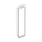 Visipak Thermoform-CLAMSHELL-7.750-1.875-6.188-1.313-0.750-6.562-1.500-0.015-CLEAR-STOCK 836263 - alternate 1
